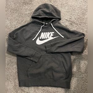 Nike Hoodie Sweatshirt Large Grey